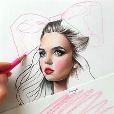 Makeup Drawing Easy 140 Best Makeup Drawing Art Images Fashion Drawings Drawing