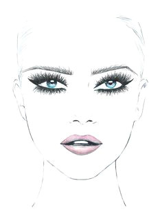 Makeup Girl Drawing 73 Best Makeup Sketches Images Makeup Inspo Mac Face Charts Mac