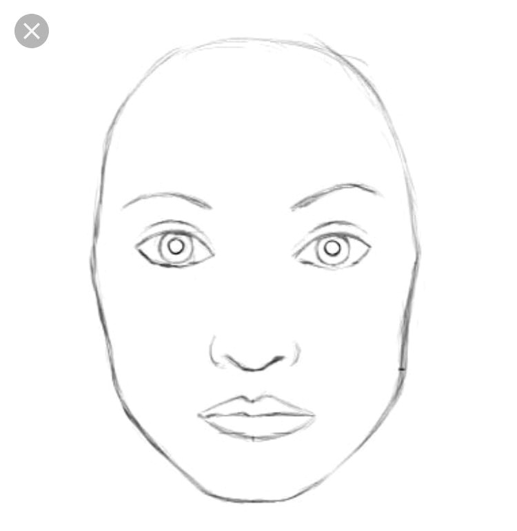 Makeup Girl Drawing Makeup Outline T H E A T R E Drawings Realistic Drawings