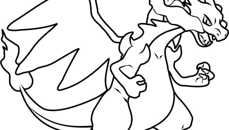 Mega Charizard X Drawing Easy 18 Best Of Pokemon Coloring Pages Charizard Coloring Page