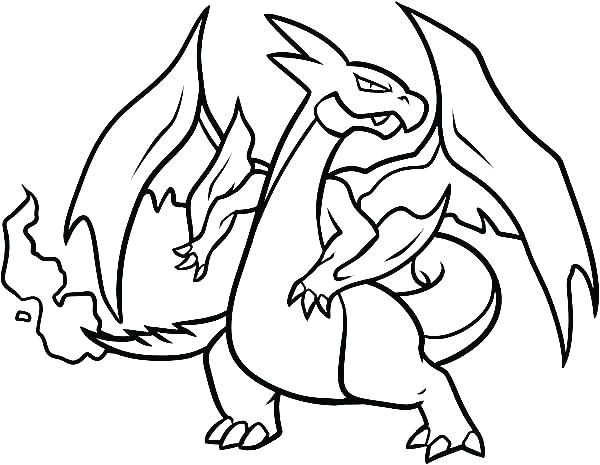 Mega Charizard Y Drawing Easy Charizard Coloring Page Elegant Charizard Pokemon Coloring Page