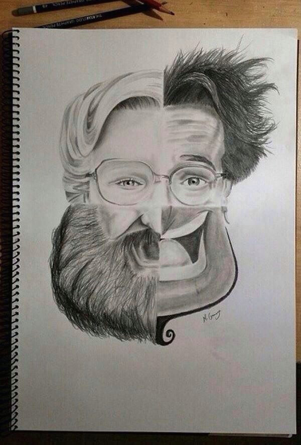 Miss U Drawing Robin Williams We Miss You Favorites Pinterest Art Draw and Robin