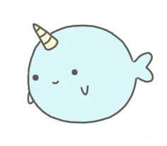 Narwhal Drawing Tumblr Kawaii Narwhal Stickers Apple Device Decoration Pinterest