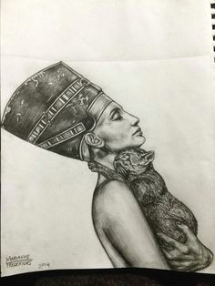 Nefertiti Drawing Tumblr 31 Best Nefertiti Tattoo Images Egypt Tattoo Egyptian Tattoo