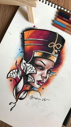 Nefertiti Drawing Tumblr 31 Best Nefertiti Tattoo Images Egypt Tattoo Egyptian Tattoo