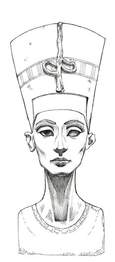 Nefertiti Drawing Tumblr Die 52 Besten Bilder Von Nefertiti Nofretete Egypt Art Egyptian