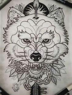 Neo Traditional Wolf Drawing 699 Best Cool Images In 2019 Tattoo Ideas Drawings Tattoo Art