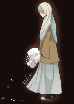 Niqab Drawing Tumblr 147 Best Muslimah Images Muslim Girls Hijab Drawing Anime