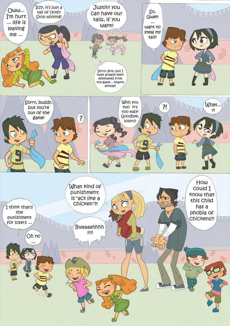 Number 7 Cartoon Drawing total Drama Kids Comic Pag 7 by Kikaigaku Deviantart Com On