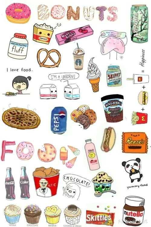 Nutella Drawing Tumblr Tumblr Collage Drawing Ideas In 2018 Pinterest Collage