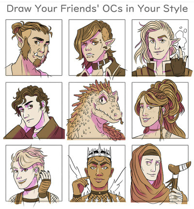 Oc Drawing Meme Tumblr Draw Your Friends Ocs In Your Style Tumblr