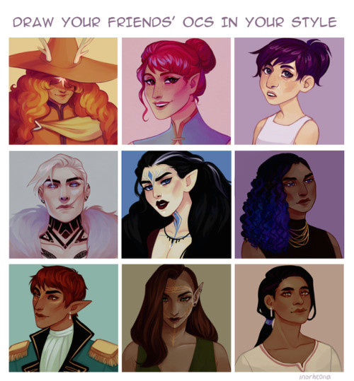 Oc Drawing Meme Tumblr Draw Your Friends Ocs In Your Style Tumblr