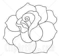 Outline Drawing Of A Rose Pin by Tj On Art Pinterest Pattern Drawings and Embroidery Patterns