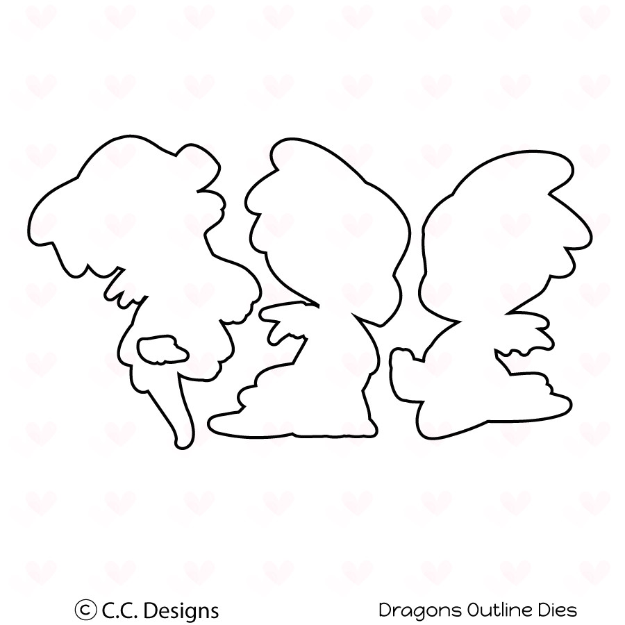 Outline Drawings Of Dragons Cc Designs Dragons Outline Die Cc Designs Dies to Die for