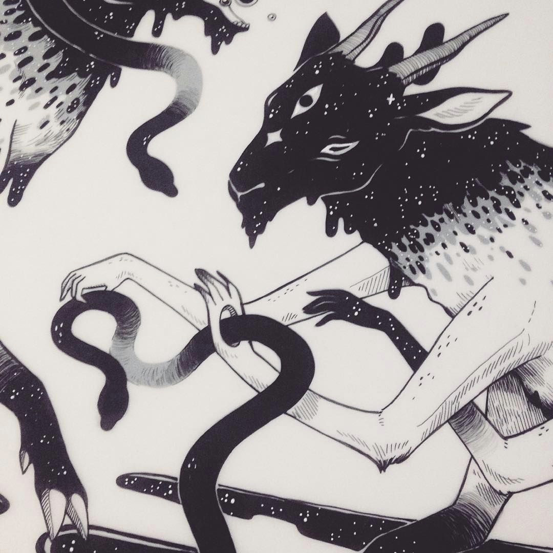 Pen and Ink Drawings Of Dragons A A A A Lil Sneaky Peek at A Pen and Ink Piece On Three Layers Of