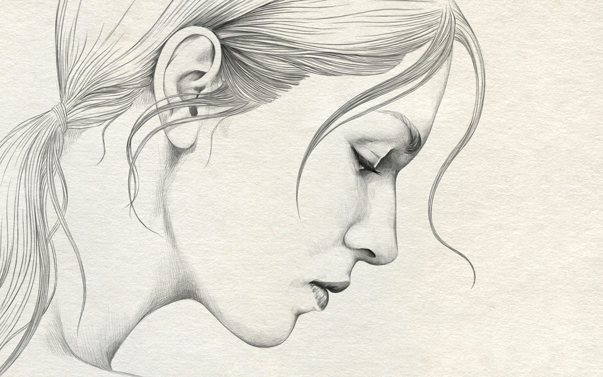 Pencil Drawing Of A Girl Easy Easy Pencil Drawings Of Girls Prslide Com