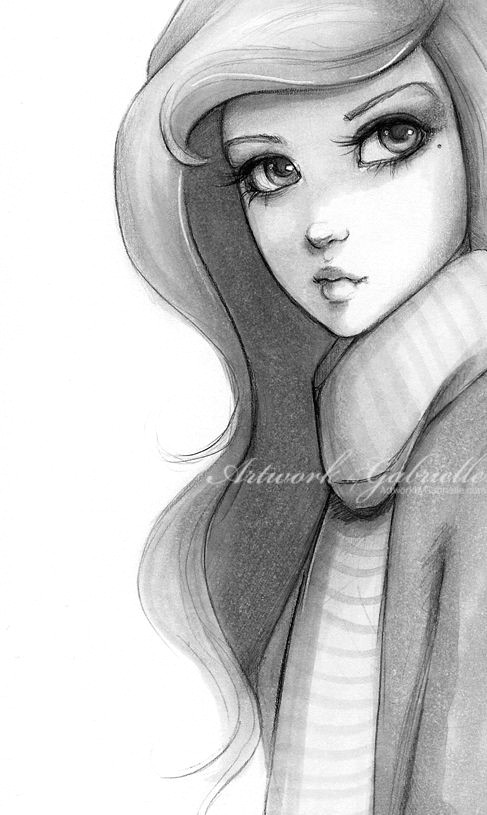 Pencil Drawing Of A Girl Easy Pretty Drawings Art Draw Cool Drawings Art