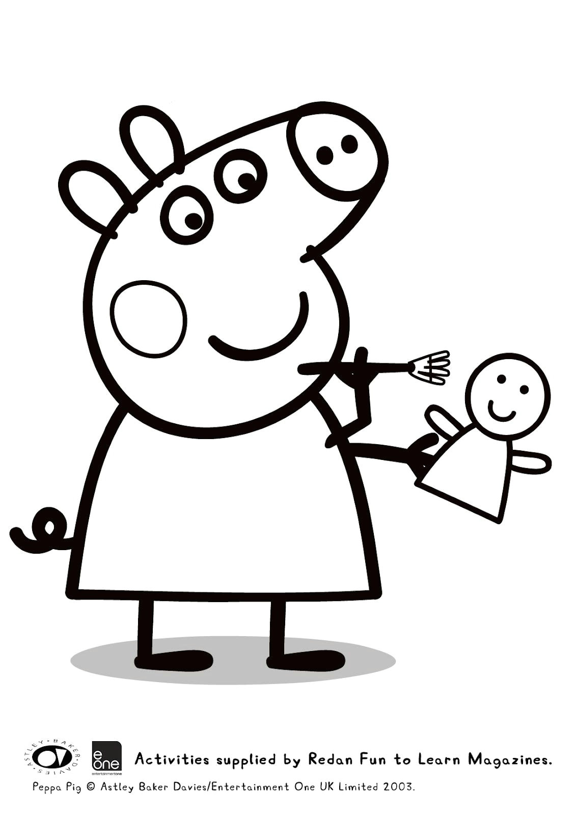 Peppa Pig 4 Eyes Drawing Guarda Tutti I Disegni Da Colorare Di Peppa Pig Www Bambinievacanze