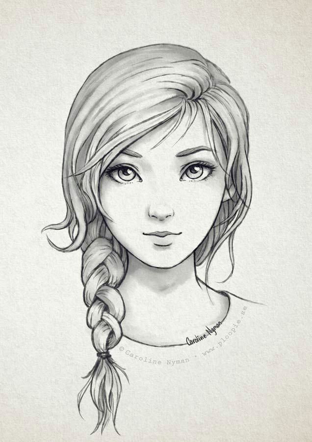Portrait Drawing References Tumblr Pencil and Digital Drawings Lines Sketches Etc Art by Caroline