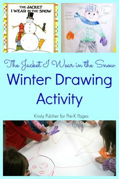 Pre K Drawing Activities 178 Best Winter Activities Pre K Preschool Images In 2019