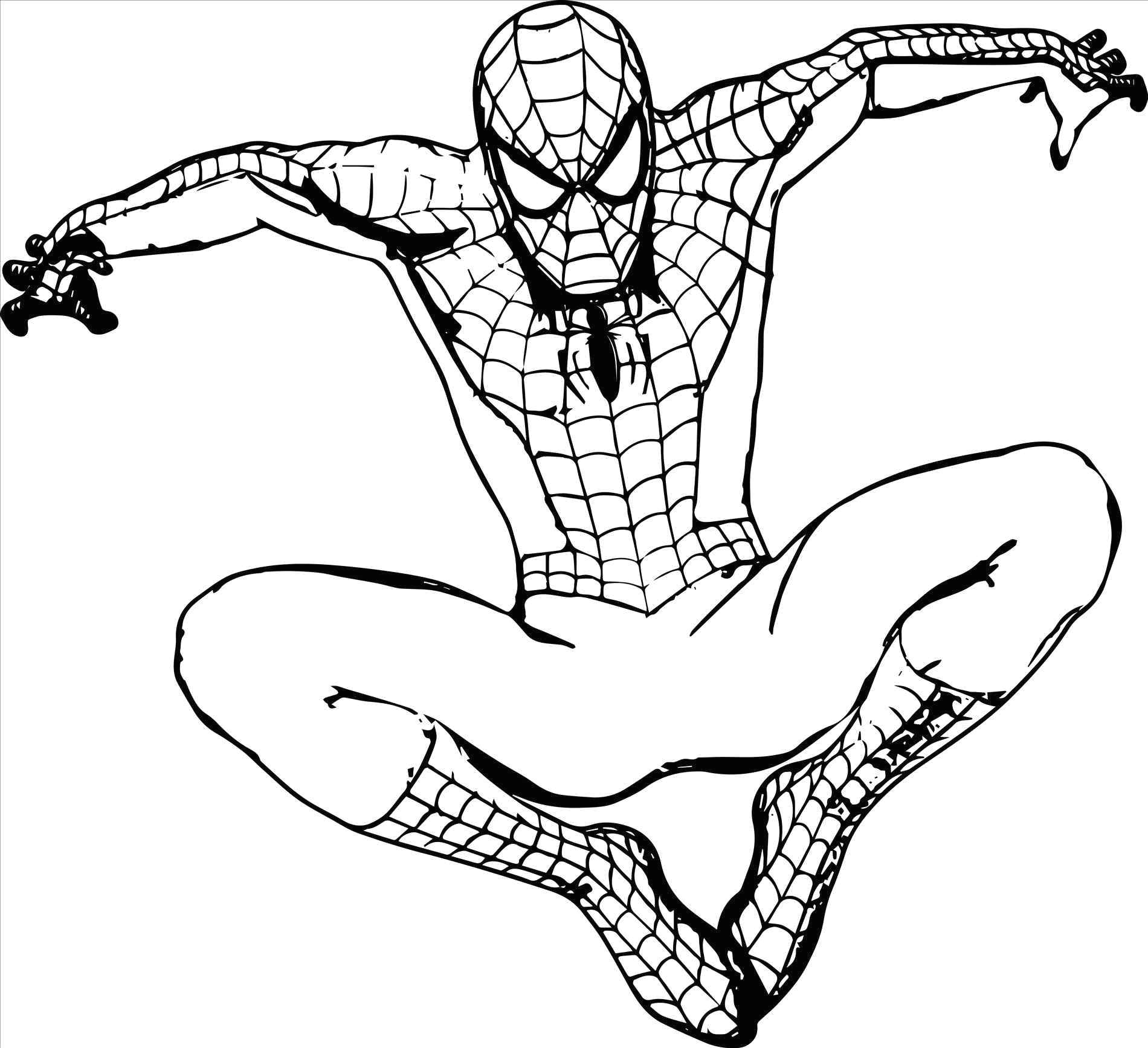Q Color Es Drawing Spiderman Coloring Pages to Print Luxury Superheroes Easy to Draw