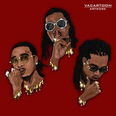 Quavo Cartoon Drawing 7 Best Migos Artwork Images