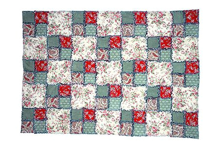 Quilt Drawing Easy Easy Double Four Patch Rag Quilt Pattern
