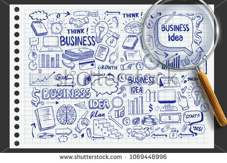 R Drawing Vectors Business Idea Doodles Icons Set Business Work Doodles Doodle