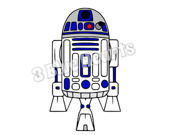 R2d2 Drawing Cute R2d2 Etsy