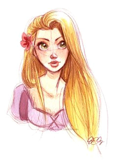 Rapunzel Drawing Tumblr 9 Best Rapunzel Drawing Images