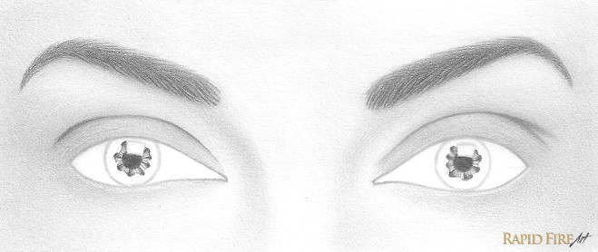 Realistic Drawings Of Human Eyes How to Draw A Pair Of Realistic Eyes Rapidfireart