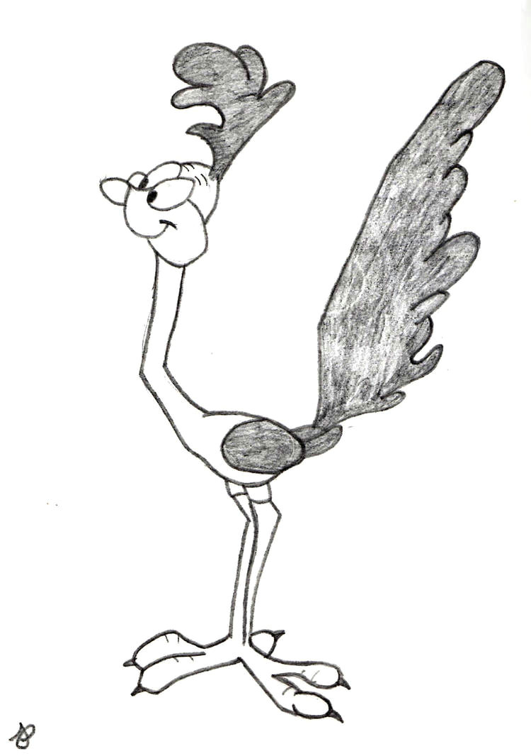 Road Runner Cartoon Drawing Road Runner Sketch by Megalomaniacaly On Deviantart