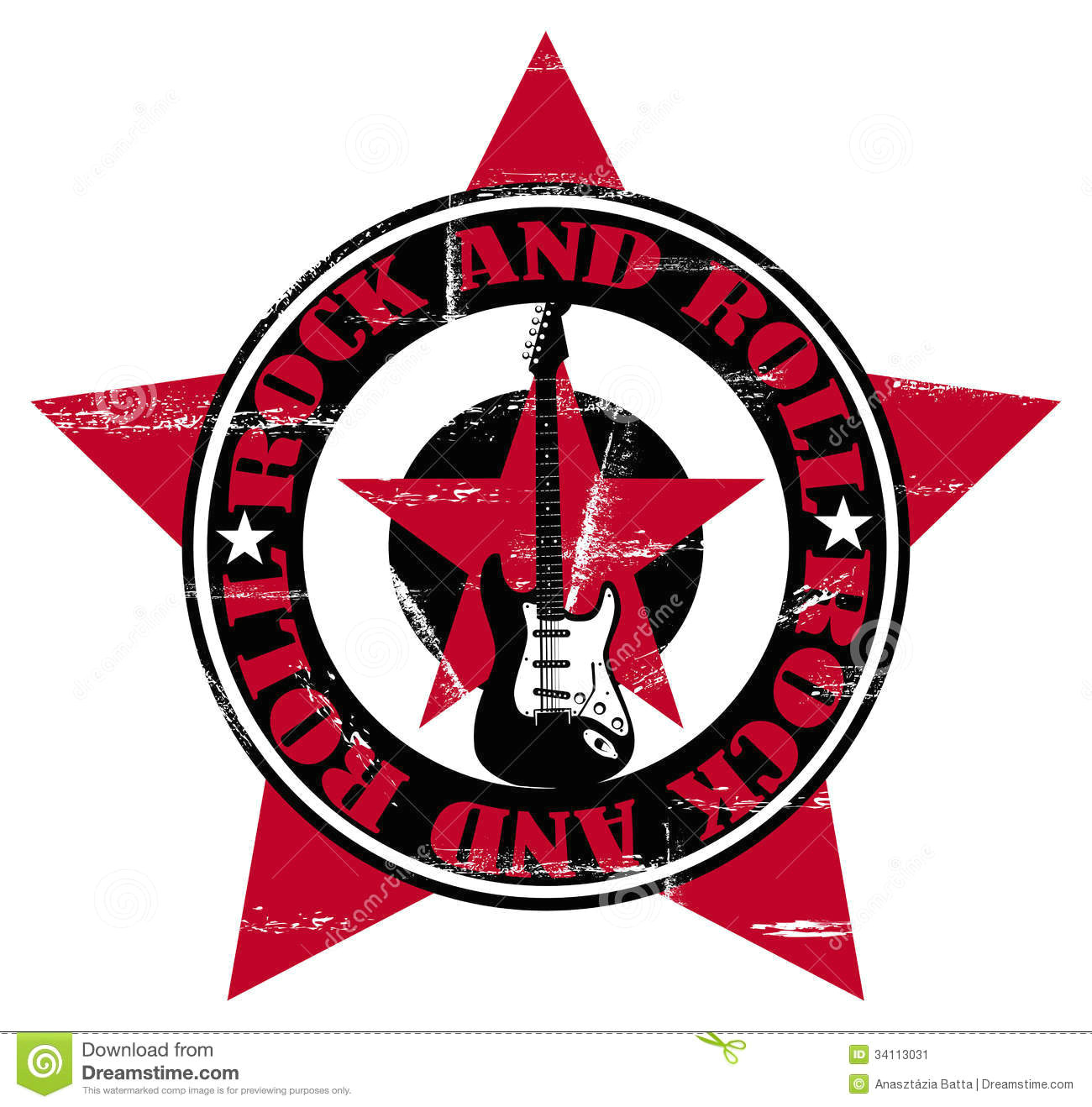 Rock N Roll Drawing Easy Rock and Roll Stock Illustration Illustration Of Performance 34113031