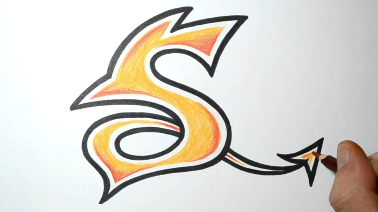 S Drawing Image How to Draw Wild Graffiti Letters S Youtube