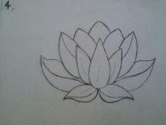 Simple Drawing Of Lotus Flower 28 Best Line Drawings Of Flowers Images Flower Designs Drawing