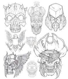 Skull Drawing Back 192 Best Skulls Images Tattoo Drawings Tattoo Ideas Body Art Tattoos