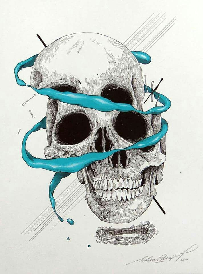 Skull Drawing Brain Pin by No Brain On Demons Pinterest Arte Del Craneo Arte and