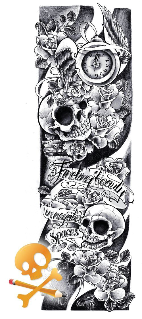 Skull Drawing Clock Te Queres Tatuar Mirate Estos Disea Os Drawing Pinterest