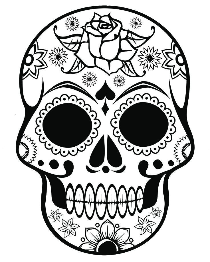 Skull Drawing Colour Skeleton Coloring Pages Beautiful Printable Skeleton Head Coloring