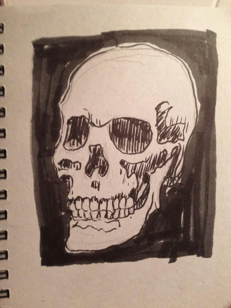 Skull Drawing Comic Christopher Levin On Skull Sketch and Sketches
