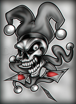 Skull Drawing Dragoart Joker Skull Dragoart Com Skulls In 2019 Pinterest Skull