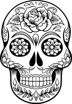 Skull Drawing Easy Dia De Los Muertos 65 Best Sugar Skull Designs Images Candy Skulls Mexican Skulls