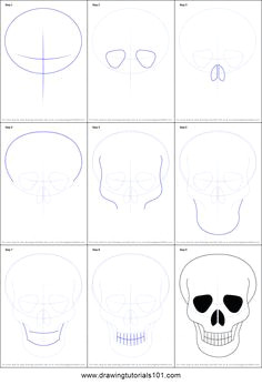 Skull Drawing Easy Step by Step 184 Best Drawing Human Humanoid Images Drawing Tutorials Figure