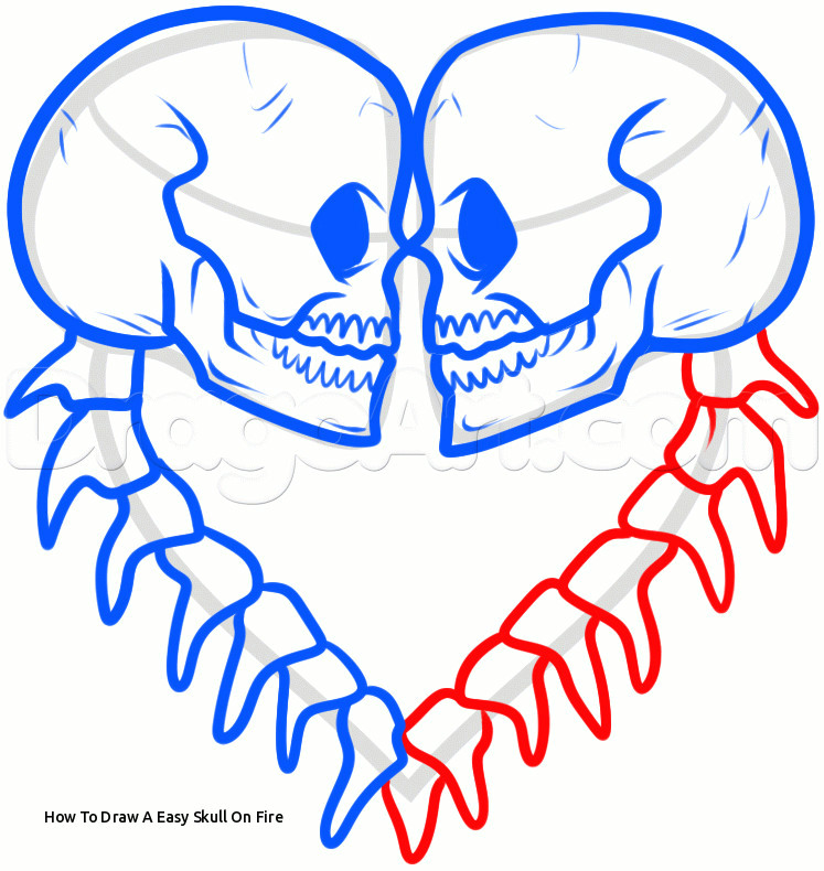 Skull Drawing Easy Step by Step How to Draw A Easy Skull On Fire Prslide Com