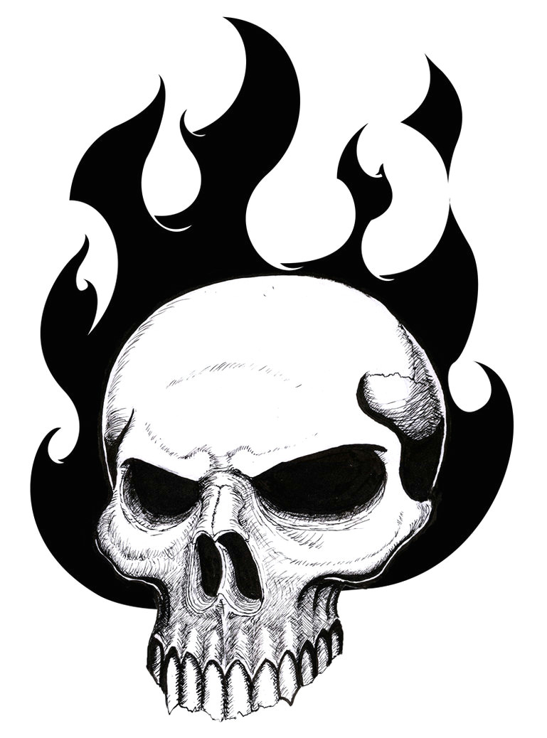 Skull Drawing Flaming Free Drawings Of Skulls On Fire Download Free Clip Art Free Clip