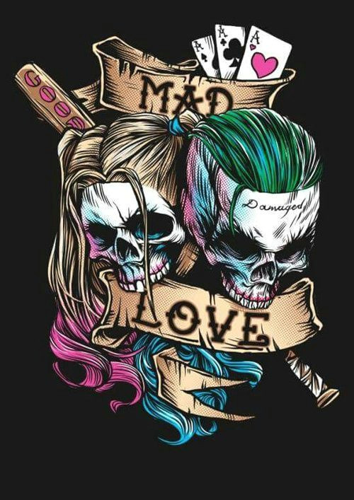 Skull Drawing Harley Quinn Pin by Ron N Melissa On Joker N Harley Pinterest Harley Quinn