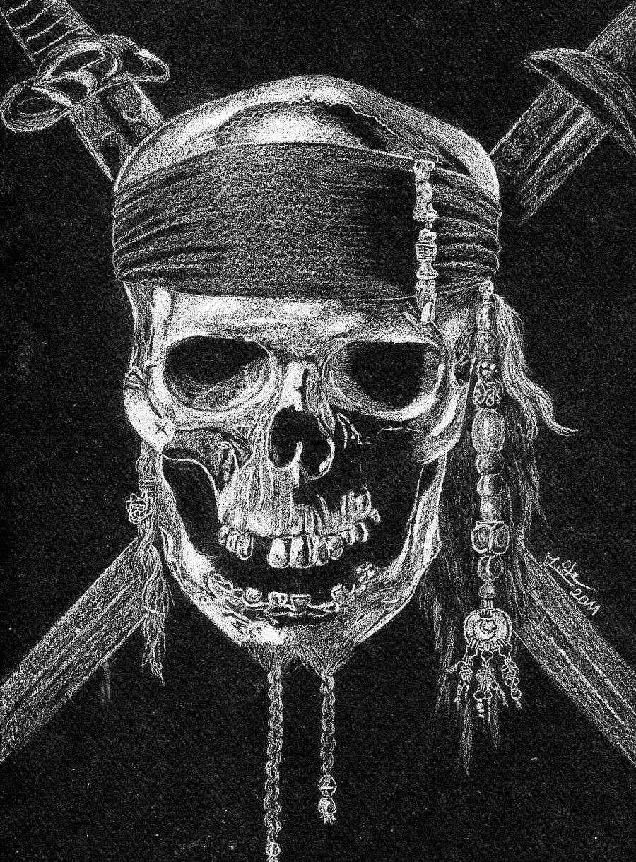Skull Drawing Hd Pirate Skull by 22zitty22 Art Drawing Trick or Treat