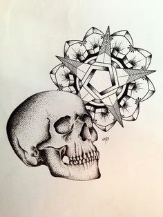 Skull Drawing Mandala 83 Best E Images Drawings Mandalas Art Pieces