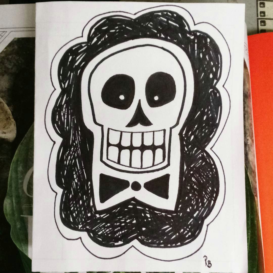 Skull Drawing Markers Sillyskull Hash Tags Deskgram