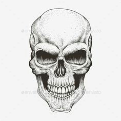 Skull Drawing Open Mouth 165628919 Skull with Wide Open Mouth Gettyimag by Johnhiggins5 Art